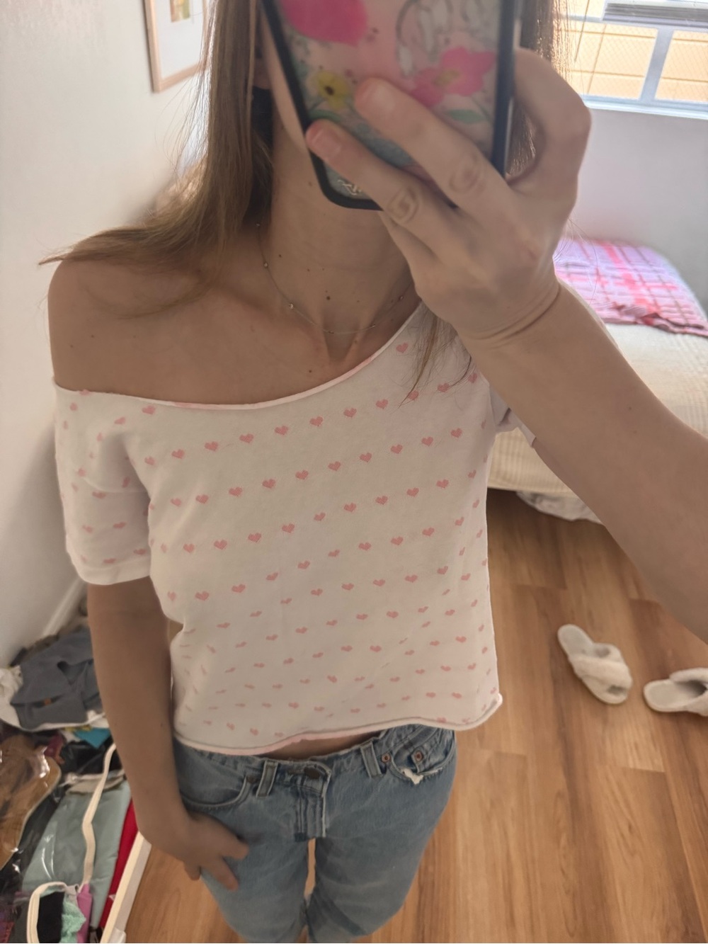 Brandy Melville Off the Shoulder Top